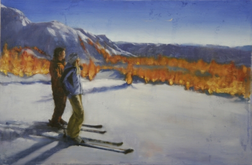Philip J. Hardy "Burning Desire" Oil on canvas, 30" x 20"